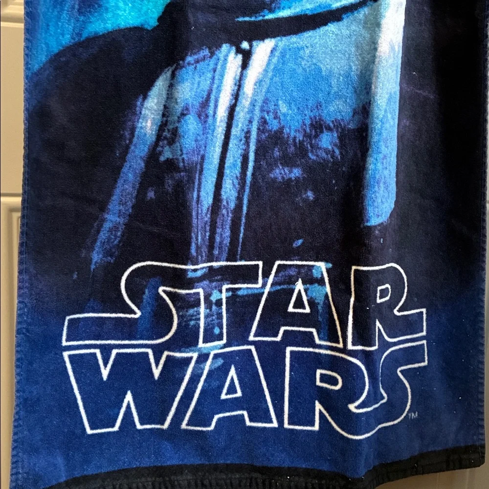 Star Wars Blue and Black Beach Towel